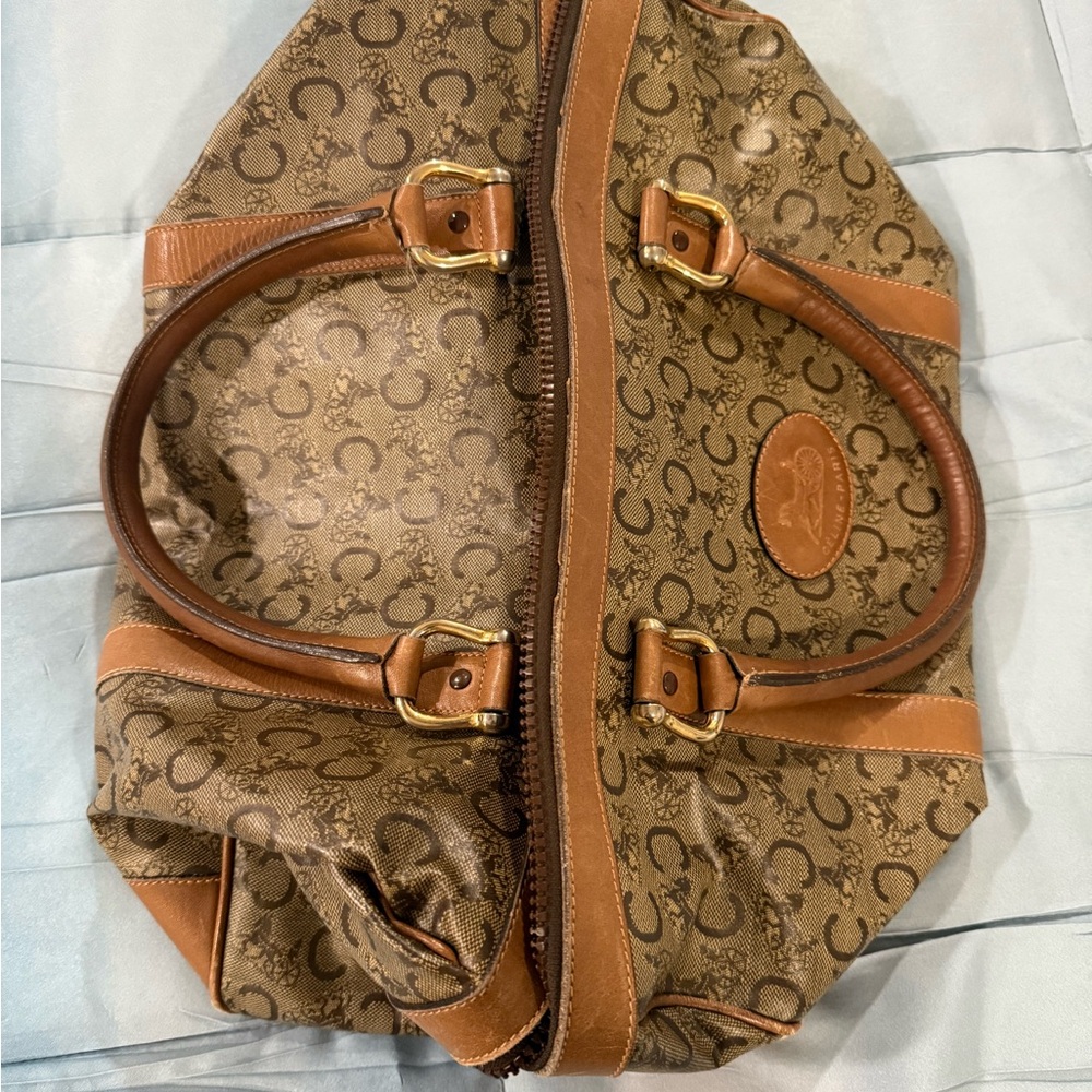 Celine Brown Patterned Women's Bag